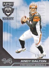 2016 Playoff Football Trading Card Air Command Kickoff #AC-AD Andy Dalton /199