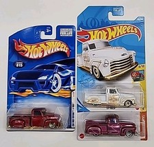Hot Wheels Lot Of 3 La Troca 2001 1st Ed, 2021 HW Art Cars, 2022 HW Hot Trucks