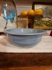 Vintage Fiestaware Blue Serving Bowl 8 1/2 Inch Diameter