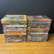 New Sealed Lot of 29 DVD Movies Vintage, Classics, Oldies, Horror, Western, More