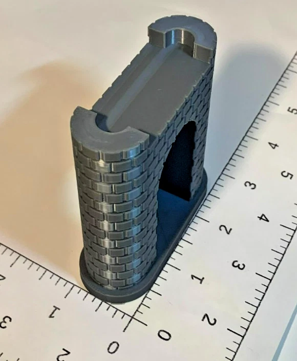 Kit de puente de arco modular X2 escala HO - Combo de tren modelo 1:87 con muelles de 15 pulgadas Foto 2 de 4