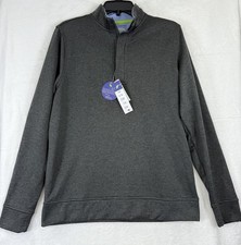 Tailorbyrd 1/4 Zip Shirt Small Gray Men Long Sleeve Golf Sweatshirt NWT
