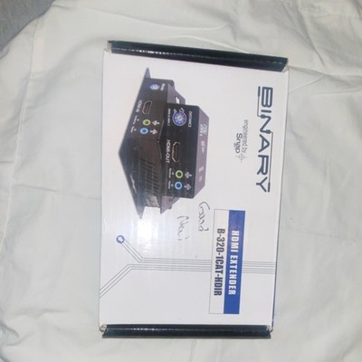 Binary B-320-1CAT-HDIR HDMI Extender 165ft 5.75Gbps Bi-Directional IR