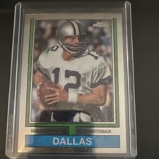 Topps 2024 Chrome Roger Staubach #74TF-19 Cowboys 1974 Insert Football Card
