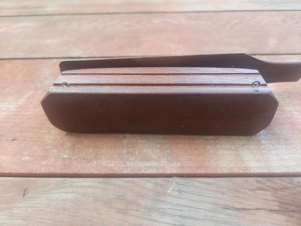 De colección Lynch Campeón del Mundo Turkey Call, Modelo 102, 1958 Liberty Miss., 3 Agujeros Foto 4 de 4