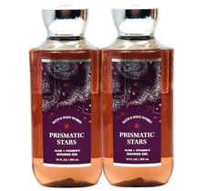 2 BATH  BODY WORKS PRISMATIC STARS SHOWER GEL BODY WASH 10 FL OZ / 295 mL NEW