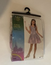 Spirit Halloween Wicked Movie Kids Deluxe Glinda Upland Costume Dress Only M8-10