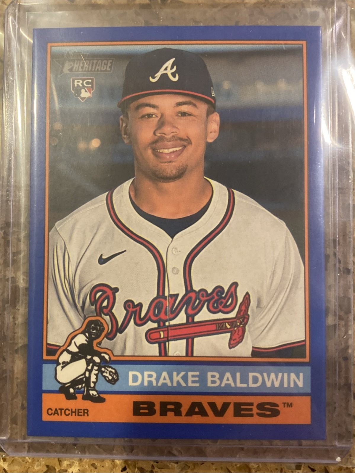2025 Topps Heritage High Number DRAKE BALDWIN DARK BLUE BORDER #561 RC Rookie RC