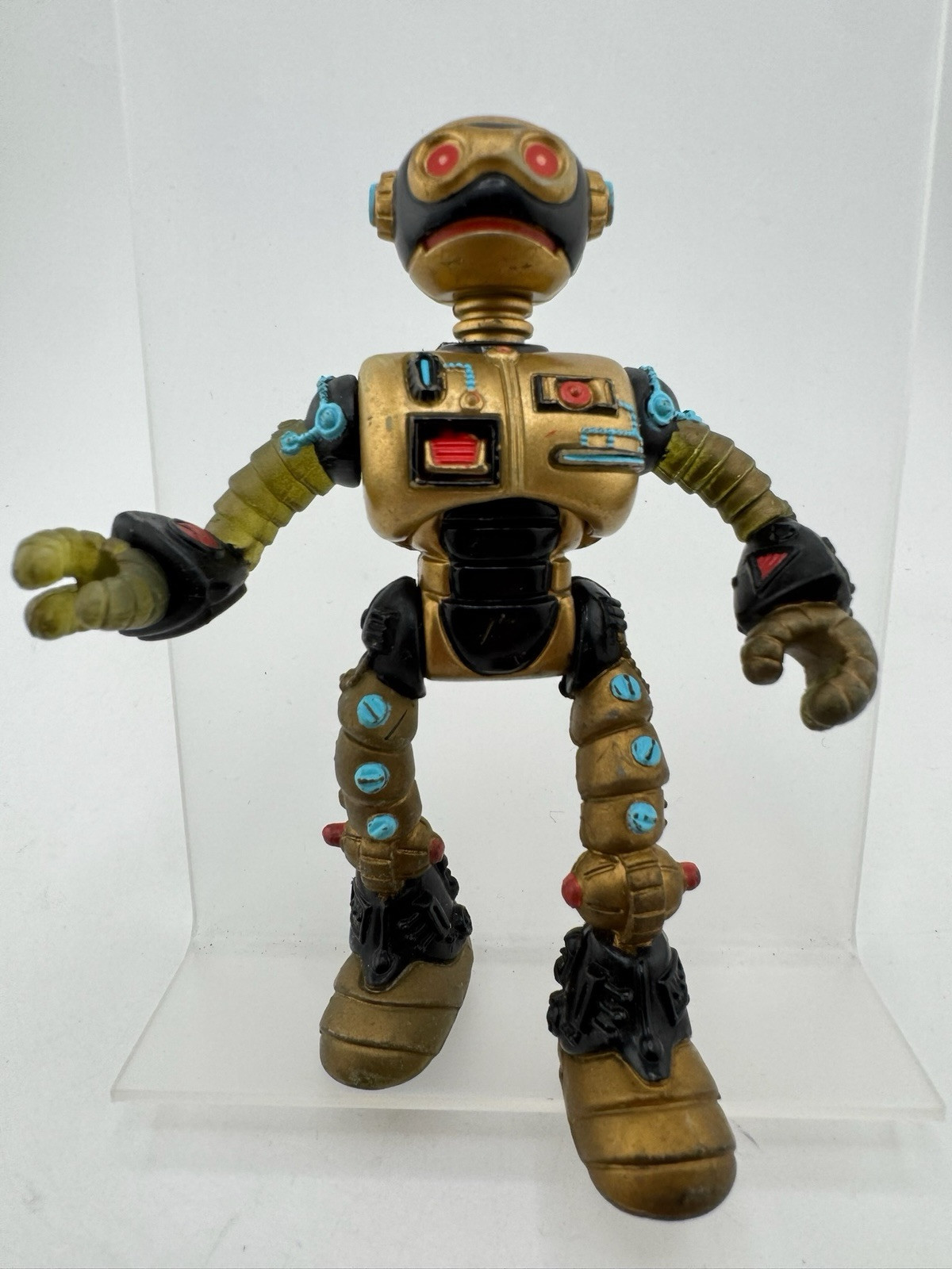 TMNT NINJA TURTLES FUGITOID ROBOT ACTION FIGURE MIRAGE STUDIOS PLAYMATES 1990