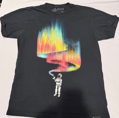 INTO THE AM Men's TShirt Adult L short sleeve Large Astronaut Spray Graphic Logo