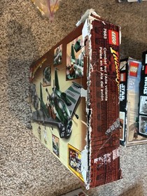 LEGO Indiana Jones Raiders Lost Ark 7683 Fight on Flying Wing empty Box