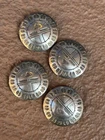 Set Of 4 Button Covers Sunface Southwest fan44