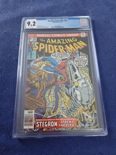 The Amazing Spider-Man #165 Marvel Comics CGC 9.2- White Pages-Brand New Book