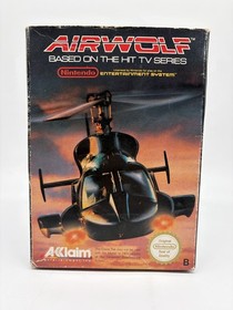 Airwolf Nintendo NES - CiB Vollst&auml;ndig (Modul NW) Sammlerzustand, vom H&auml;ndler!