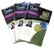 Studio by Sculpey Texture Makers, Nature Walk, Lot of Three, Factory Sealed