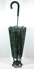 Vintage Metal Umbrella Shaped Umbrella/Cane Stand 35'' Tall