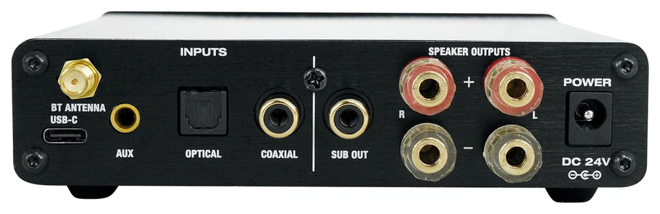 Rockville BLUDAC2B DAC/Bluetooth Amplifier Home Receiver USB/Optical/Sub Out - Image 4 of 4