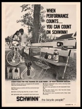 1976 Schwinn Cycling Accessories Equipment Vintage Bicycle Print ad -