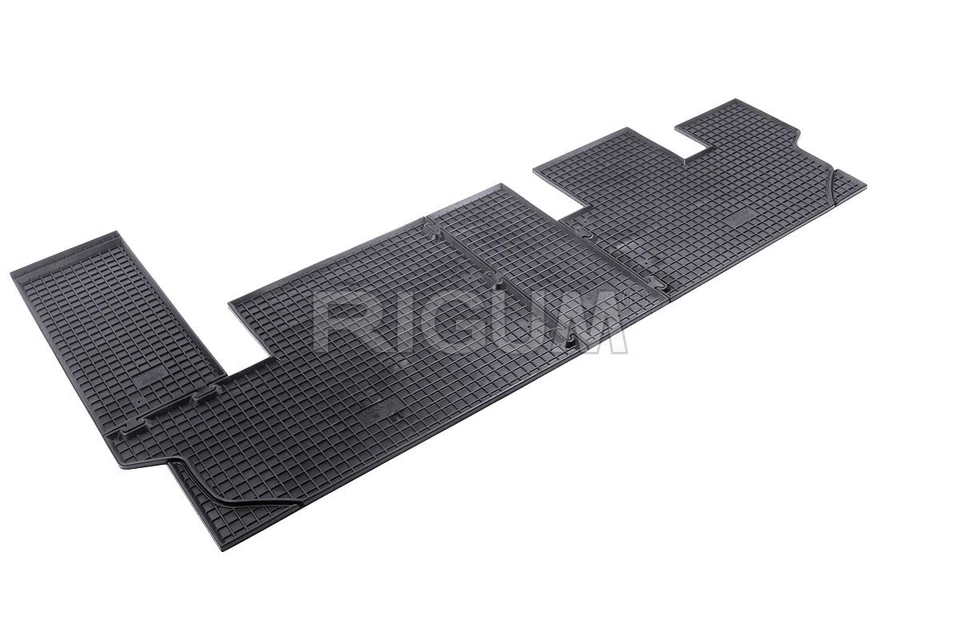 Rubber Floor Mats To Fit Fiat Scudo 2 YEAR 2009 Floor Mats 9 Seat Set Rigum - Image 4 of 4