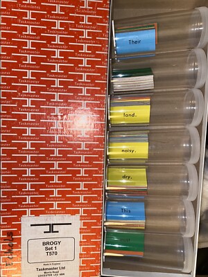 BROGY SET 1 T570 Taskmaster Ltd Made in England Sentence Construction Game