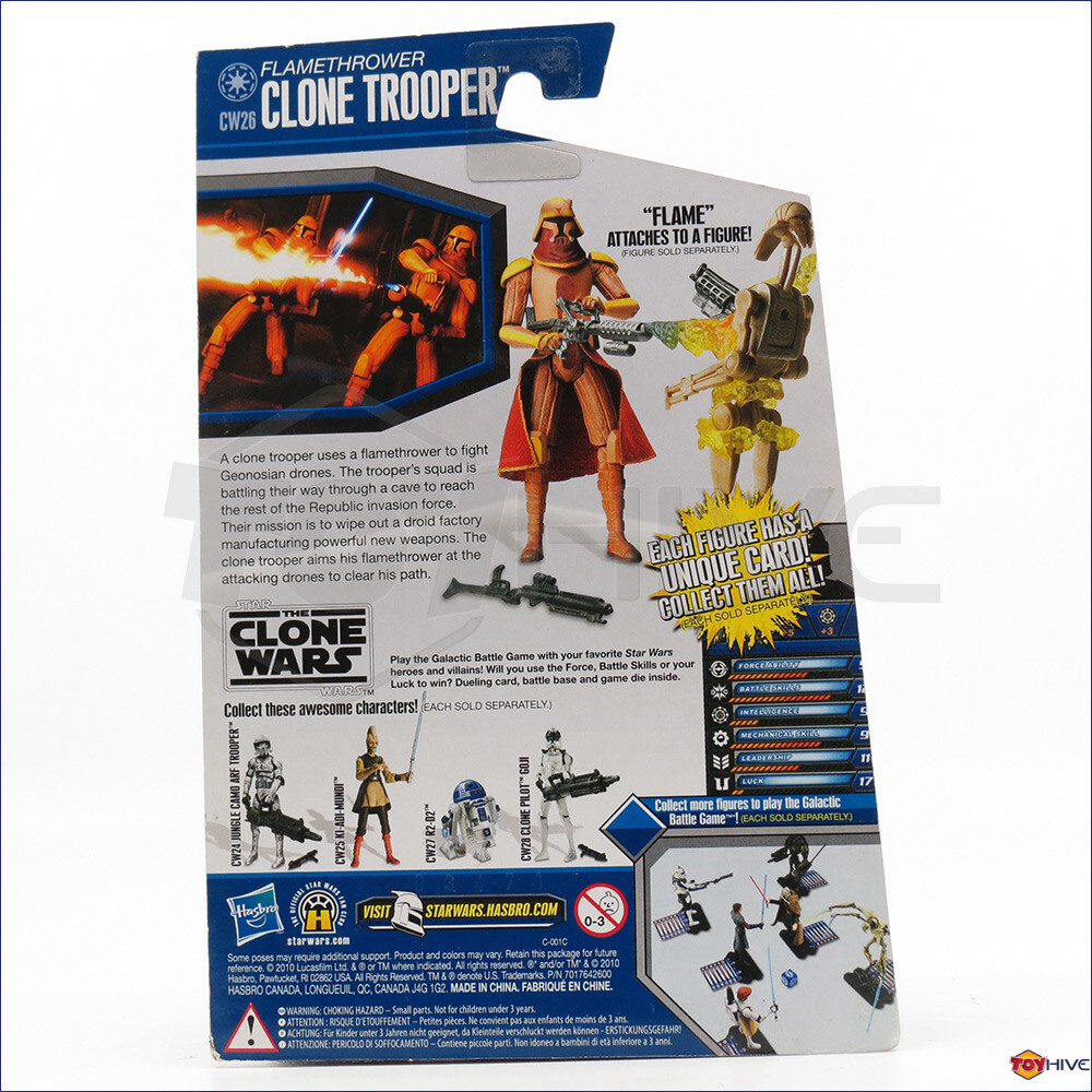 Star Wars The Clone Wars - Flamethrower Clone Trooper CW26