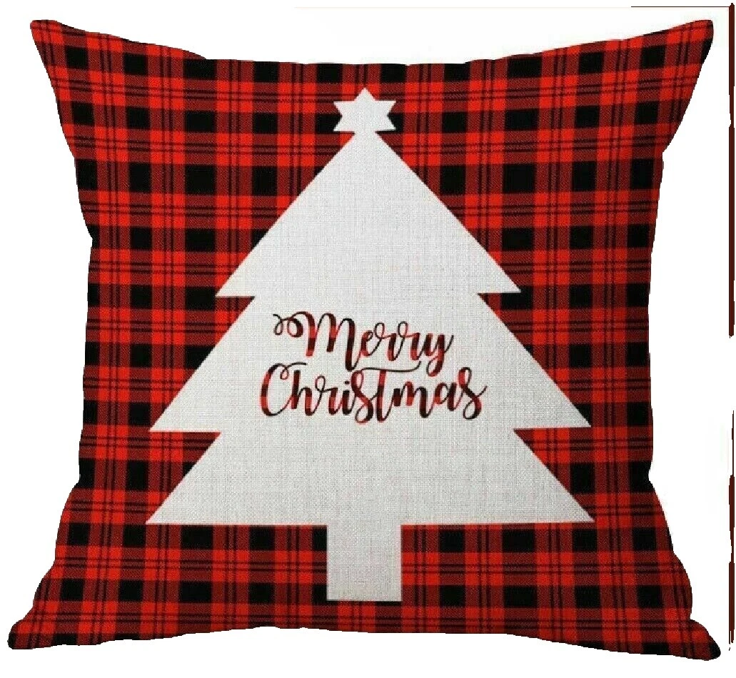 Guestroom Farmhouse Home Décor Pillows Checked