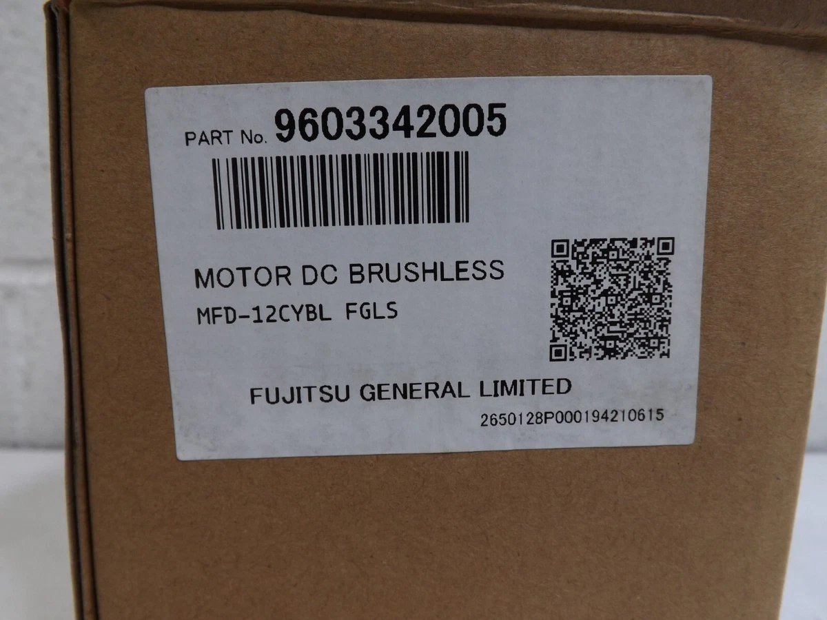 Fujitsu 9603342005 MOTOR,DC BRUSHLESS MFD-12CYBL FGLS | eBay