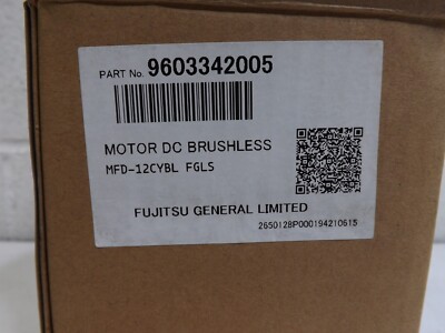 Fujitsu 9603342005 MOTOR,DC BRUSHLESS MFD-12CYBL FGLS | eBay