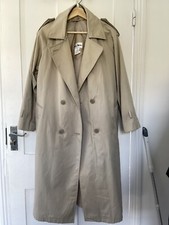 Longline Trench Coat John Weitz Stone Ivory