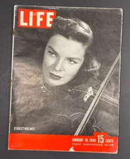 LIFE Magazine - Jan 19 1948 - STARTLET VIOLINIST / Spencer Tracy / Oldsmobile Ad
