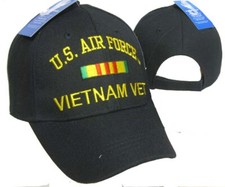 New Black US Air Force Vietnam Veteran Hat Baseball Ball Cap Military