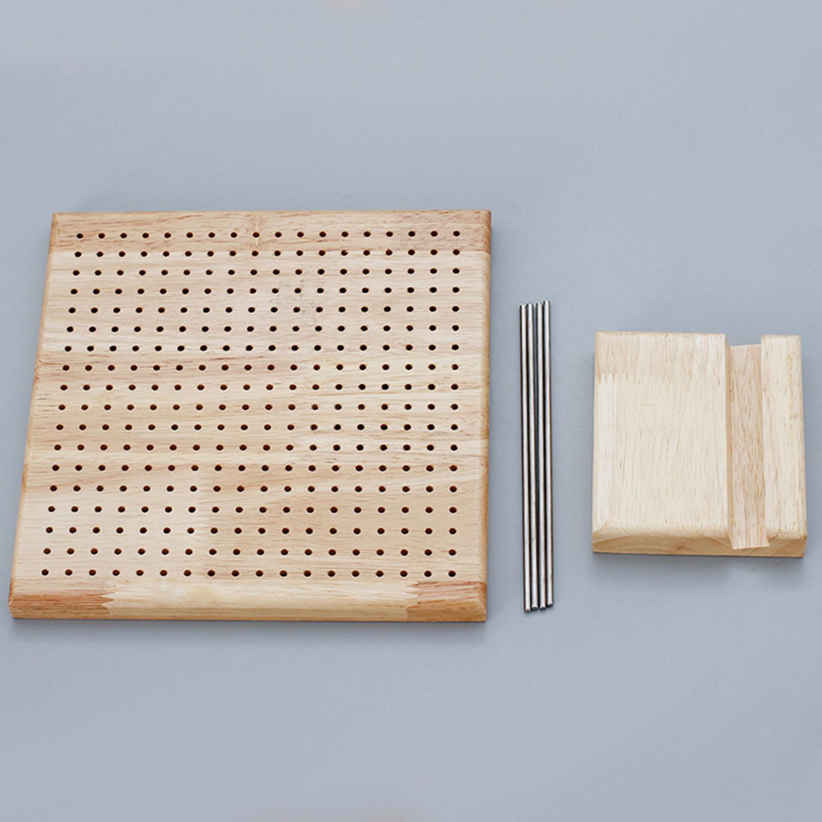 Crochet Blocking Board Wood Pegboard for Blocking Crochet for Granny