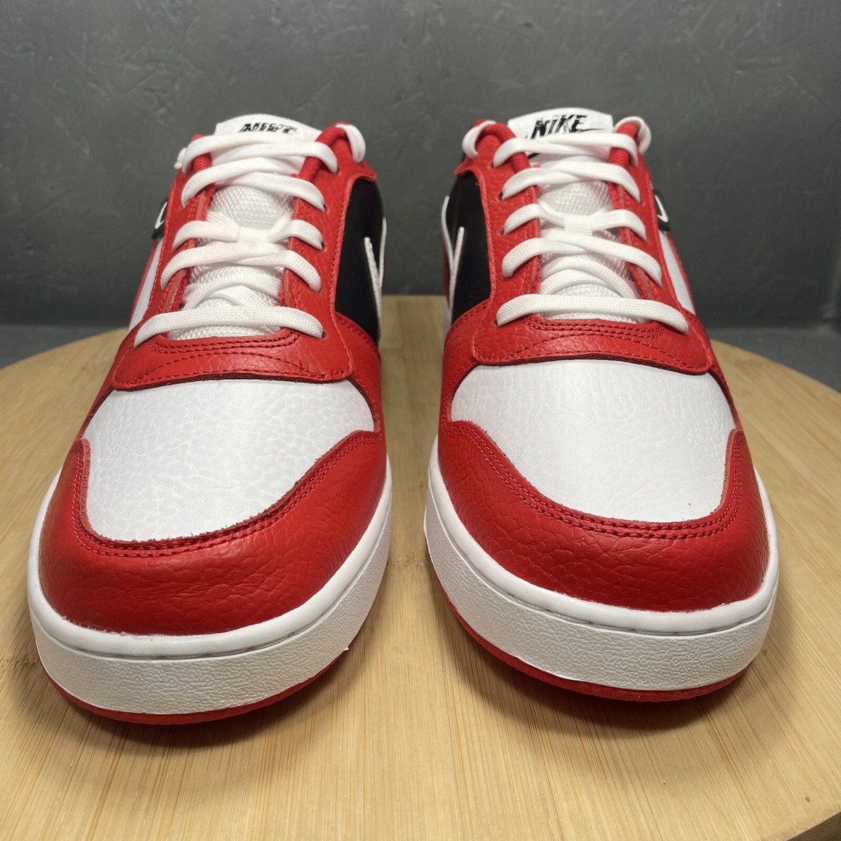 Nike Ebernon Low Premium Mens Size 12 Shoes White Black University