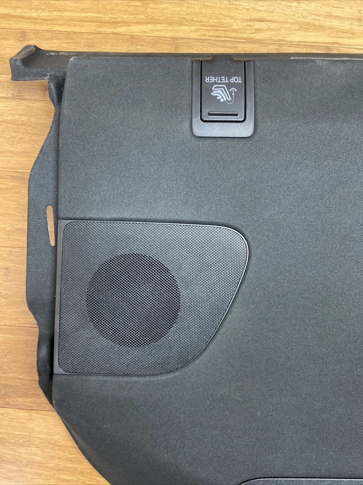 Mercedes C63 AMG W205 2016-2021 cupé paquete trasero estante panel cubierta negro OEM Foto 2 de 4