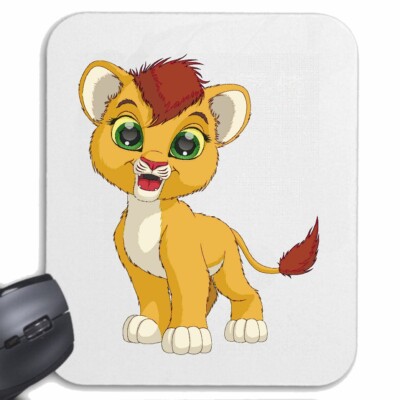 MOUSEPAD MAUSPAD LÖWE SIMBAR LÖWEN BABY - TIGERIN - ELEFANT - TIGER - LÖWE