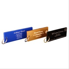 Acrylic hotel key fobs / tags