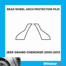Für Jeep Grand Cherokee 05-13 KLAR Hinterradbogen Schutzfolie PPF