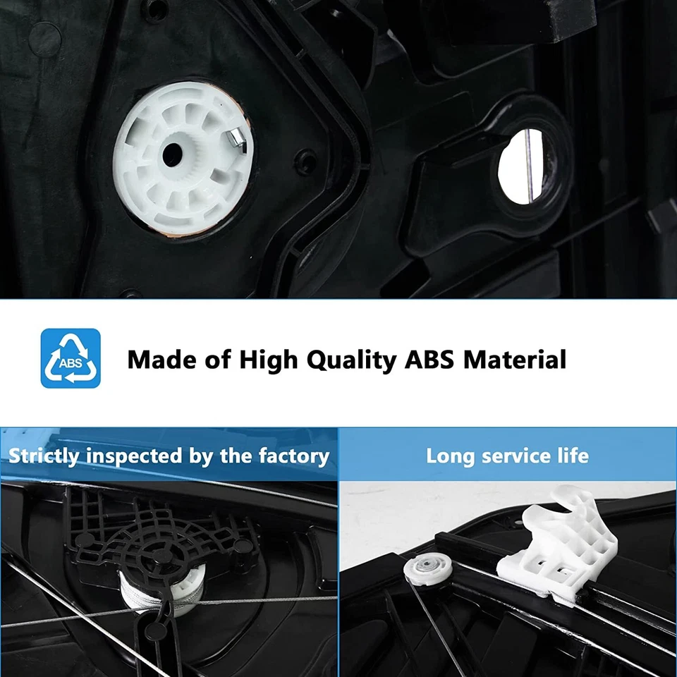 Fit For 2016-2020 Hyundai Tucson Window Regulator Front Left + Right Side - Image 4 of 4