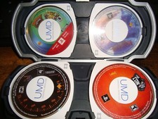 Sony PSP games lot of 6 plus 1 UMD Movie 7 total great collection Look  