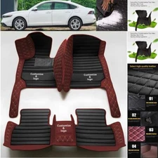 For Cadillac ATS CTS sedan coupe Car Floor Mats Interior Accessories Leather Set