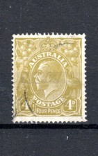 Ausralia 1928 4d Sidehead SG 91 FU