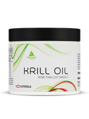 PEAK Krill-Öl - 120 Kapseln I SUPERBA 2  antarktisches KRILL-Öl mit Omega-3