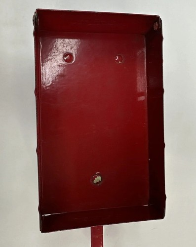 Vintage Diecast Pressed Metal Farm Trailer Toy ERTL Hay Wagon Loader Red - Bild 2 von 7