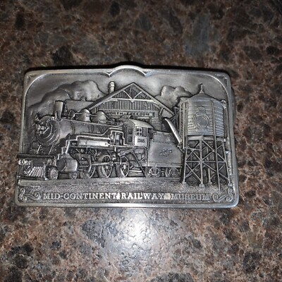 Mid-Continent Railway Museum Collectible Belt  Buckle