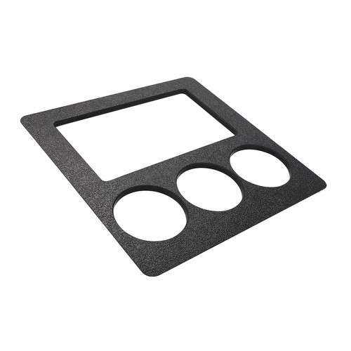 RADIO RELOCATION DOUBLE DIN TRIM BEZEL PANEL KIT FOR FORD MUSTANG 1987 1988 1989 - Picture 7 of 9