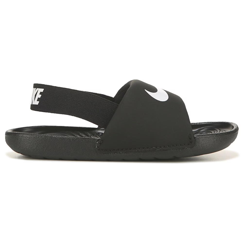 NIKE KAWA SLIDE TODDLER BLACK WHITE BV1094 001