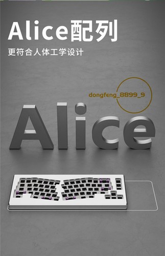 Monsgeek M6 Alice Gasket Barebone Keyboard RGB CNC Aluminum Hot Swap Customized - Picture 18 of 25