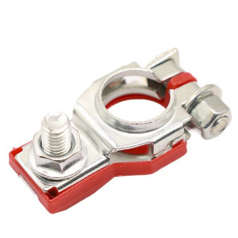 Car Battery Terminal Clamps - Quick Release Disconnect Pair For Positive & Negative Posts