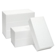6 Pack 8x4x2 Inch Foam Blocks for Arts Crafts Sculpting Modeling
