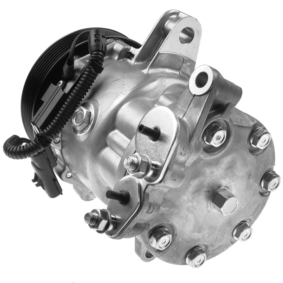Compresor de aire acondicionado con compresor SD7H15 para Jeep Liberty 2002 2003 2004 2005 3,7 L Foto 4 de 4